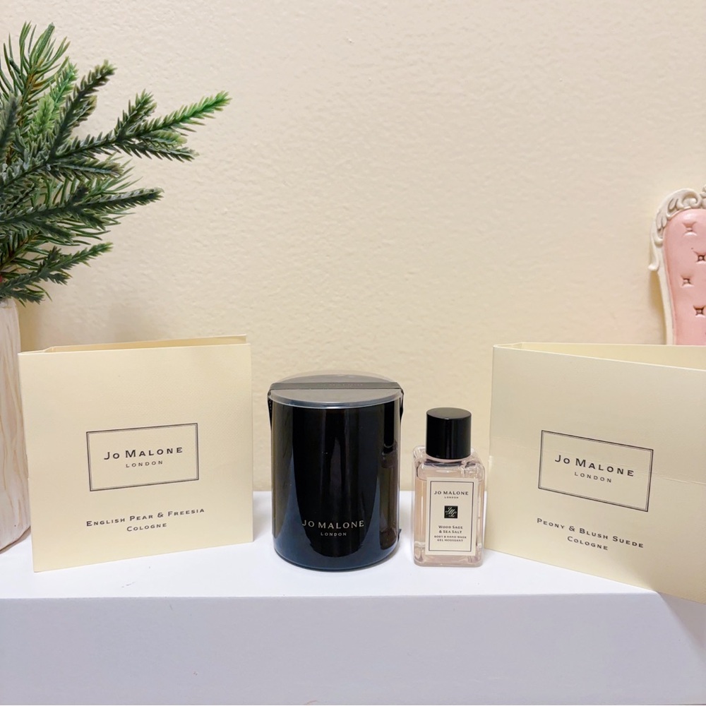 New!Jo Malone London Myrrh & Tonka Scented Candle 60g, wood sage handwash,sample